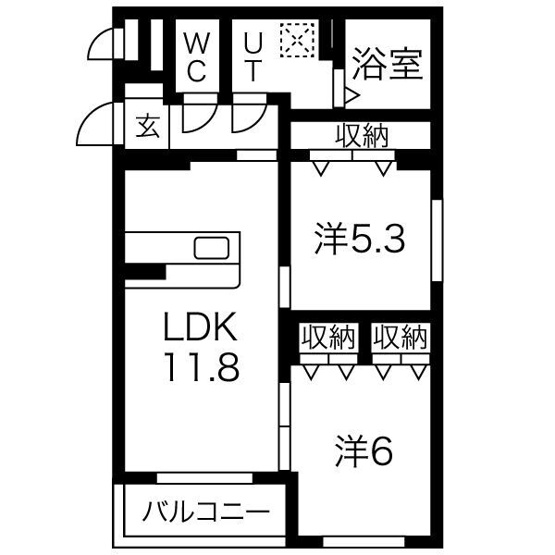 【間取り】 | コリーナ陽東