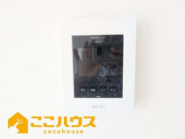 うるま市兼箇段第３　クレイドルガーデン　新築戸建て　全３棟　2号棟の防犯設備|【施工例】※同施工の別物件写真