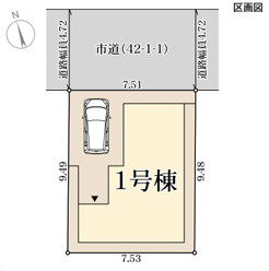 リーブルガーデン堺市中区土塔町1期の区画図