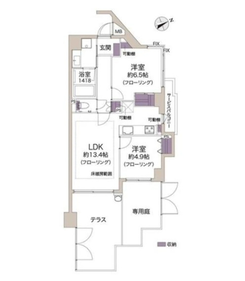 【間取り】 | レクシオ荻窪