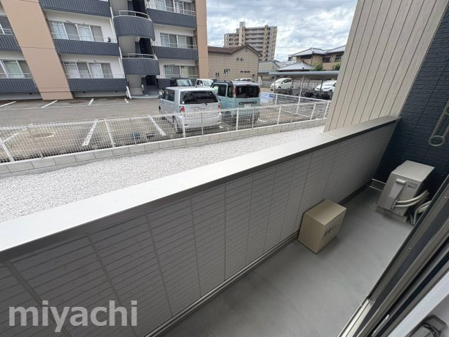 アズールスカイのバルコニー