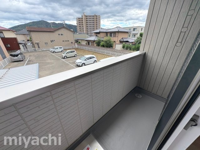 アズールスカイのバルコニー