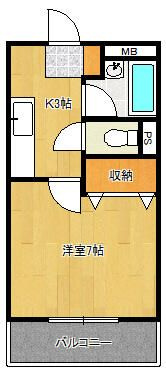 メルベーユ北原台の間取り