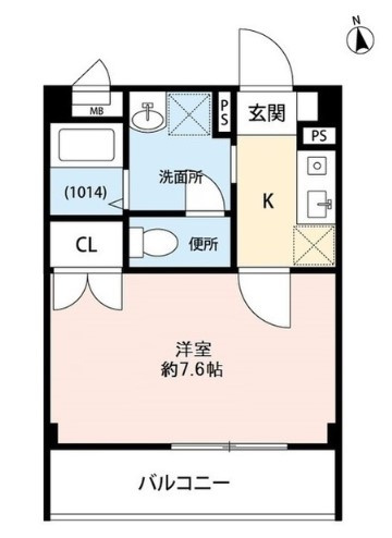 アンプルールフェール　本川越の間取り