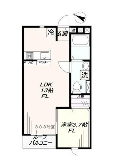 ボヌール和光の間取り