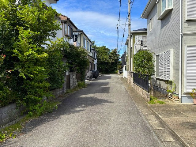 【前面道路含む現地写真】 | □■二宮町山西 売地■□ | 約4.5m道路に面しており開放感があります！