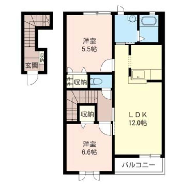 レジェンド・ヤマトＫの間取り