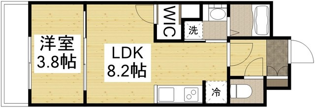 月光　神田町の間取り