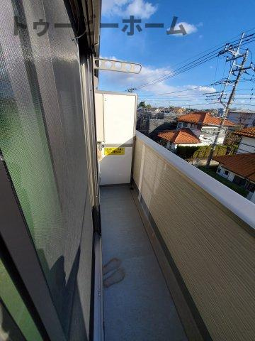 BestStage新狭山Ⅱのバルコニー|退去前につき別のお部屋の写真です。