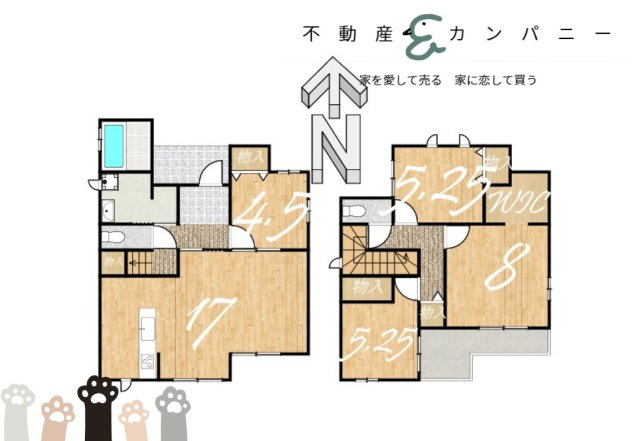 ハートフルタウン土居田町　新築戸建の間取り