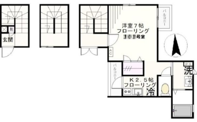 【間取り】 | カーサ初音