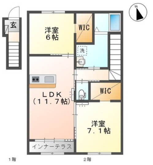 【仲介手数料：50％OFF】対象物件！の間取り