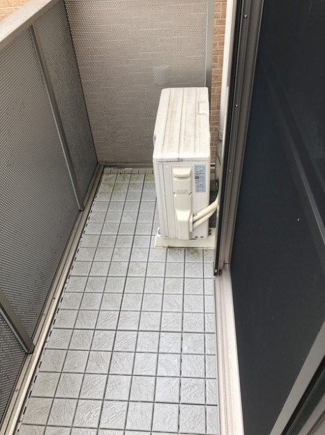 クレール東大宮のバルコニー