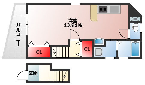 【間取り】 | 鳳東町1丁