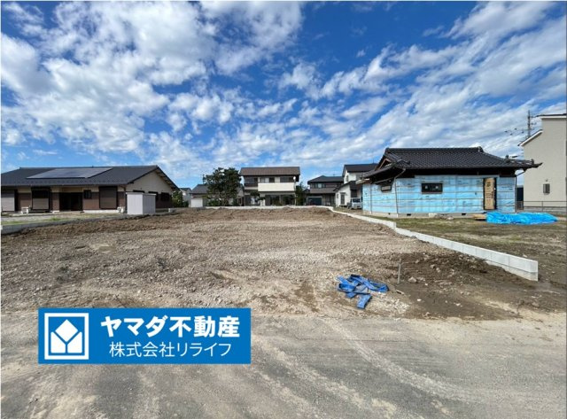 リーブルガーデン　一宮市萩原町富田方　全３区画分譲の外観|「現地（202●年●月●日）撮影」　
■外観写真　
■ヤマダ不動産　株式会社リライフ　