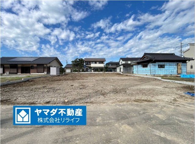 リーブルガーデン　一宮市萩原町富田方　全３区画分譲の外観|「現地（202●年●月●日）撮影」　
■外観写真　
■ヤマダ不動産　株式会社リライフ　