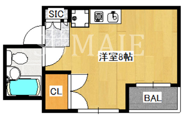 メゾンドウエハラの間取り|間取りです☆