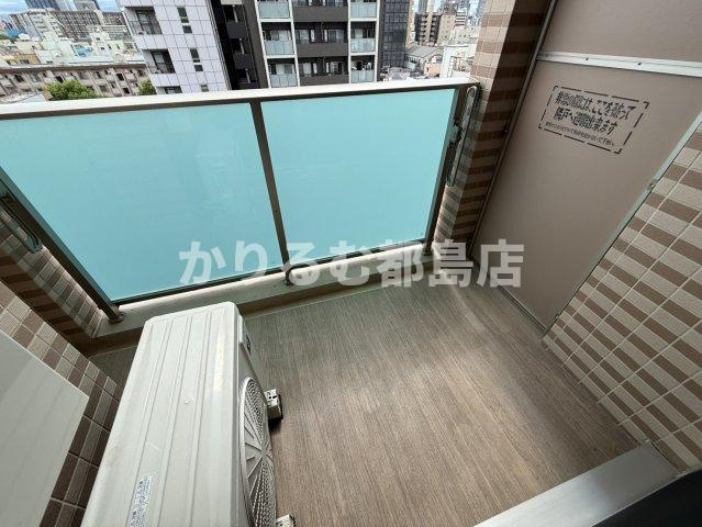 セイワパレス都島駅前のバルコニー