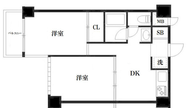 【間取り】 | クレスト東駒形 | 間取り