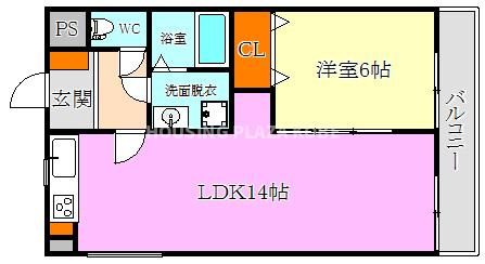 エトワール須磨の間取り