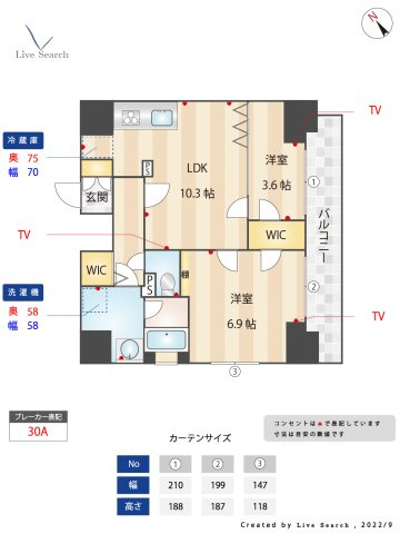 TSレジデンス北上野の間取り