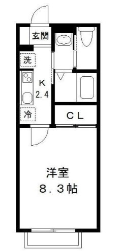 アイビスハイム【仲介手数料：50％OFF】対象物件！の間取り