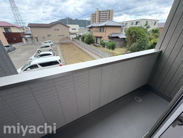 アズールスカイのバルコニー