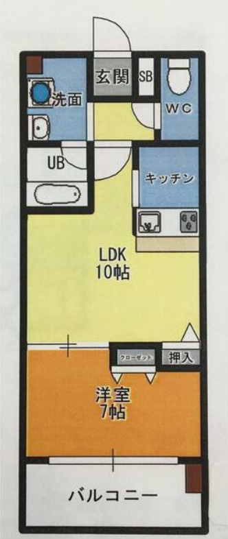 グランドパレスNS-10の間取り