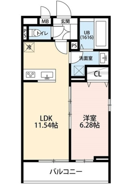 リコルテ光Ⅱの間取り