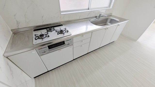 安東４丁目戸建公園下のキッチン