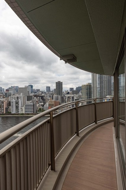リバーポイントタワーのバルコニー|※写真は同タイプ住戸です。