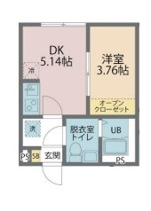 カインドネス柳沢中央の間取り