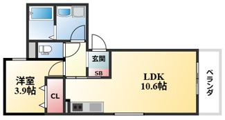 【間取り】 | リブレメゾン岡上の町Ⅰ