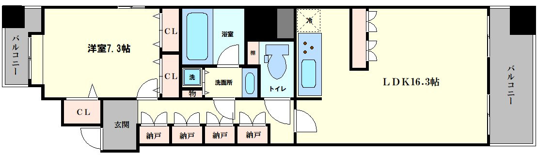 ソーレブリアンテの間取り