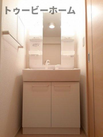 サンライズ　テールの洗面所|スペースが確保できる洗面所です