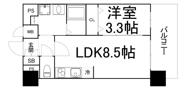 【間取り】 | プレサンス四天王寺前夕陽ヶ丘　凛宮
