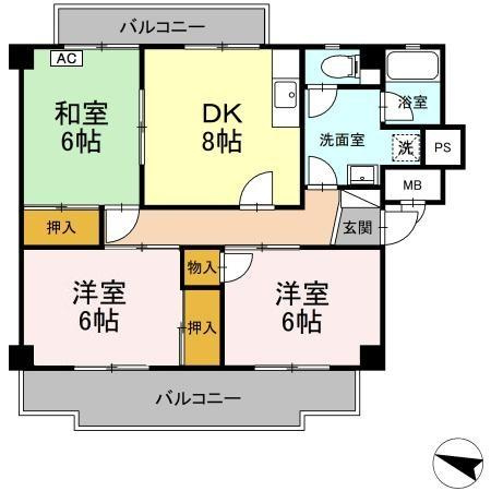 ニューグリーンFの間取り