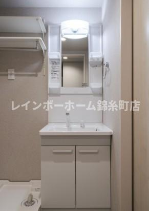 robot home 原木中山の独立洗面台|※建築中のためイメージ写真となります。