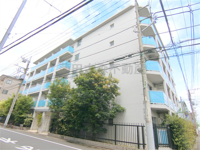 ル・エル・ブランの外観|2013年1月築　RC鉄筋コンクリート造地上5階建て総戸数52戸
東京都大田区矢口2丁目　東急多摩川線矢口渡駅徒歩6分