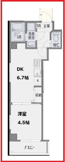 【間取り】 | ディールミエール東日暮里