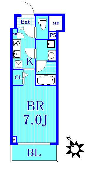 ズーム横濱EASTの間取り