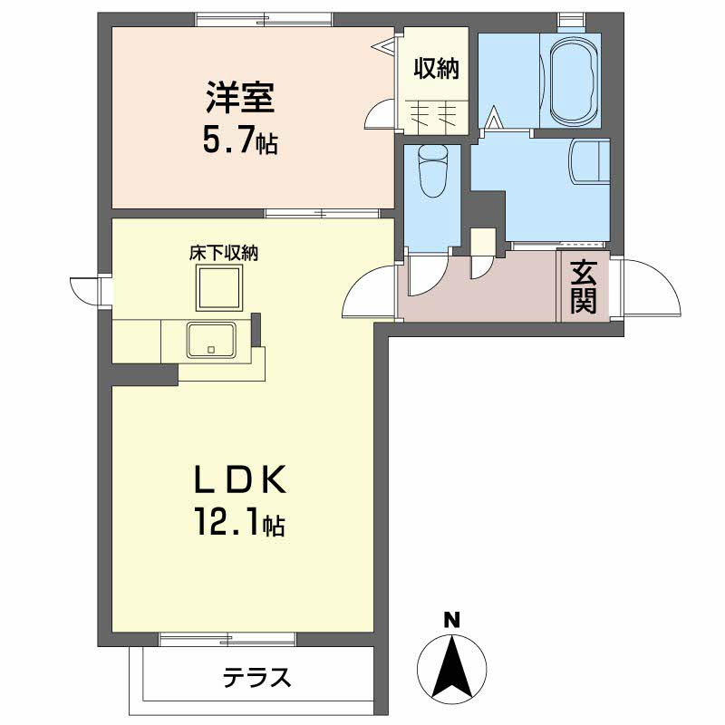 シルキーステージI・S　Ⅰ棟の間取り