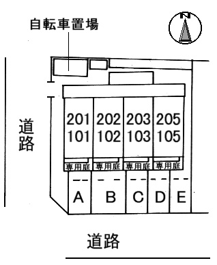 ＨＯＵＳＥ　ＨＩＲＡＩＷＡ　の区画図