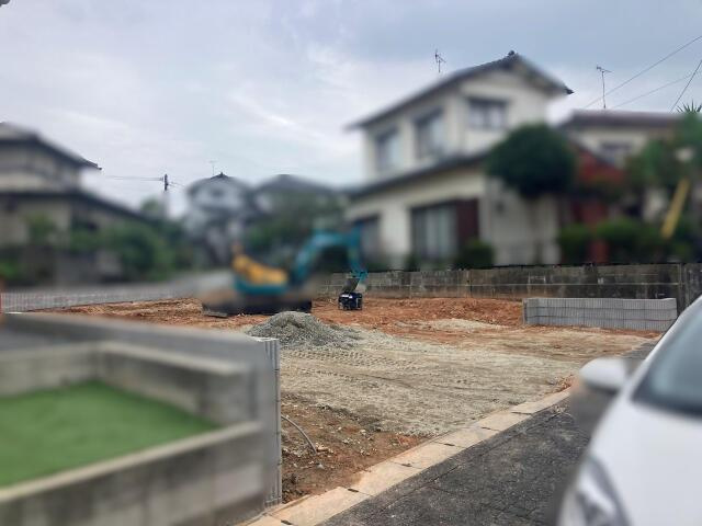 太宰府市梅ケ丘１丁目の新築一戸建の前面道路含む現地写真|現地写真