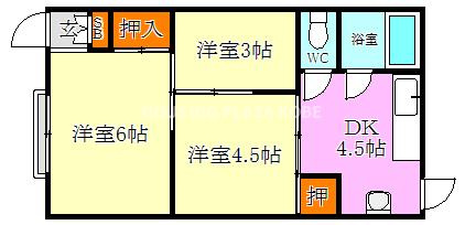 サンヒルズ須磨の間取り