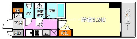 アドバンス神戸マリスⅠの間取り
