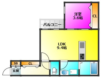 NEX　YOKOTE　MINAMIの区画図