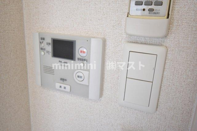 ソレイユ中崎のセキュリティ