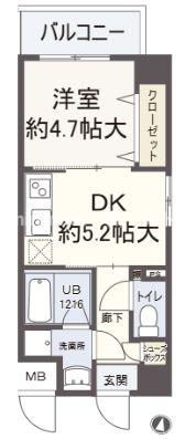 ソレイユ中崎の間取り