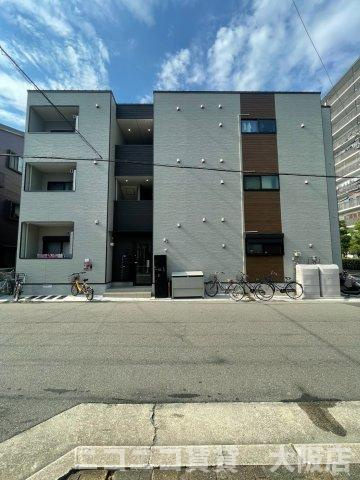 大阪市東淀川区下新庄２丁目のアパートの外観